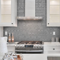 Spanish Grey Marble 2" Hexagon