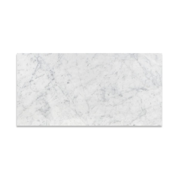 White Carrara Marble 12x24
