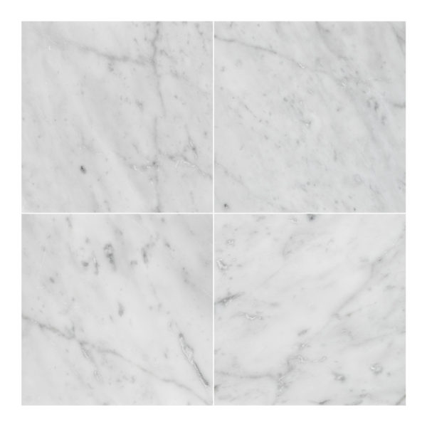White Carrara Marble 6x6
