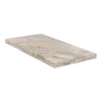 Autumn Leaves Travertine Honed Modern Edge Coping 12x24x3cm