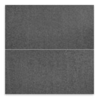 Basalt Black 18x36 Flamed/ Brushed