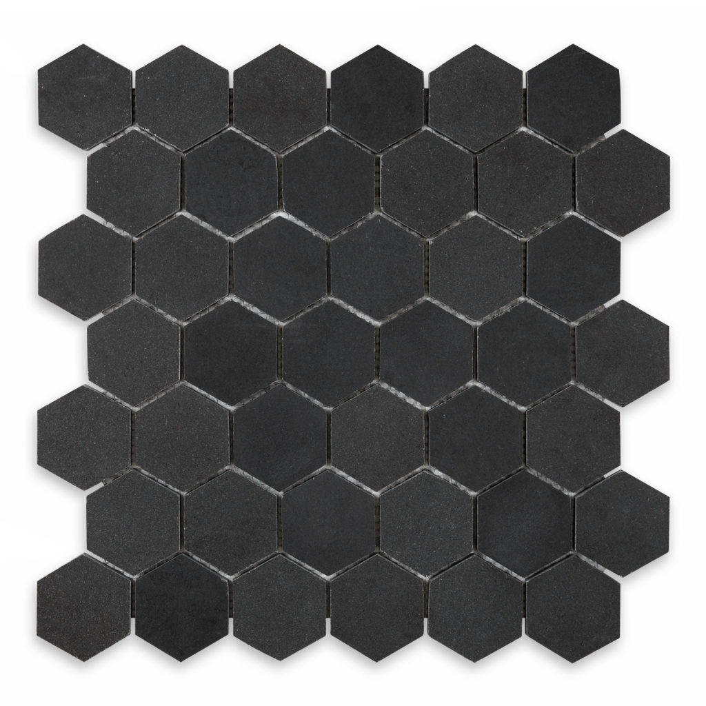 Black Basalt Hexagon 2