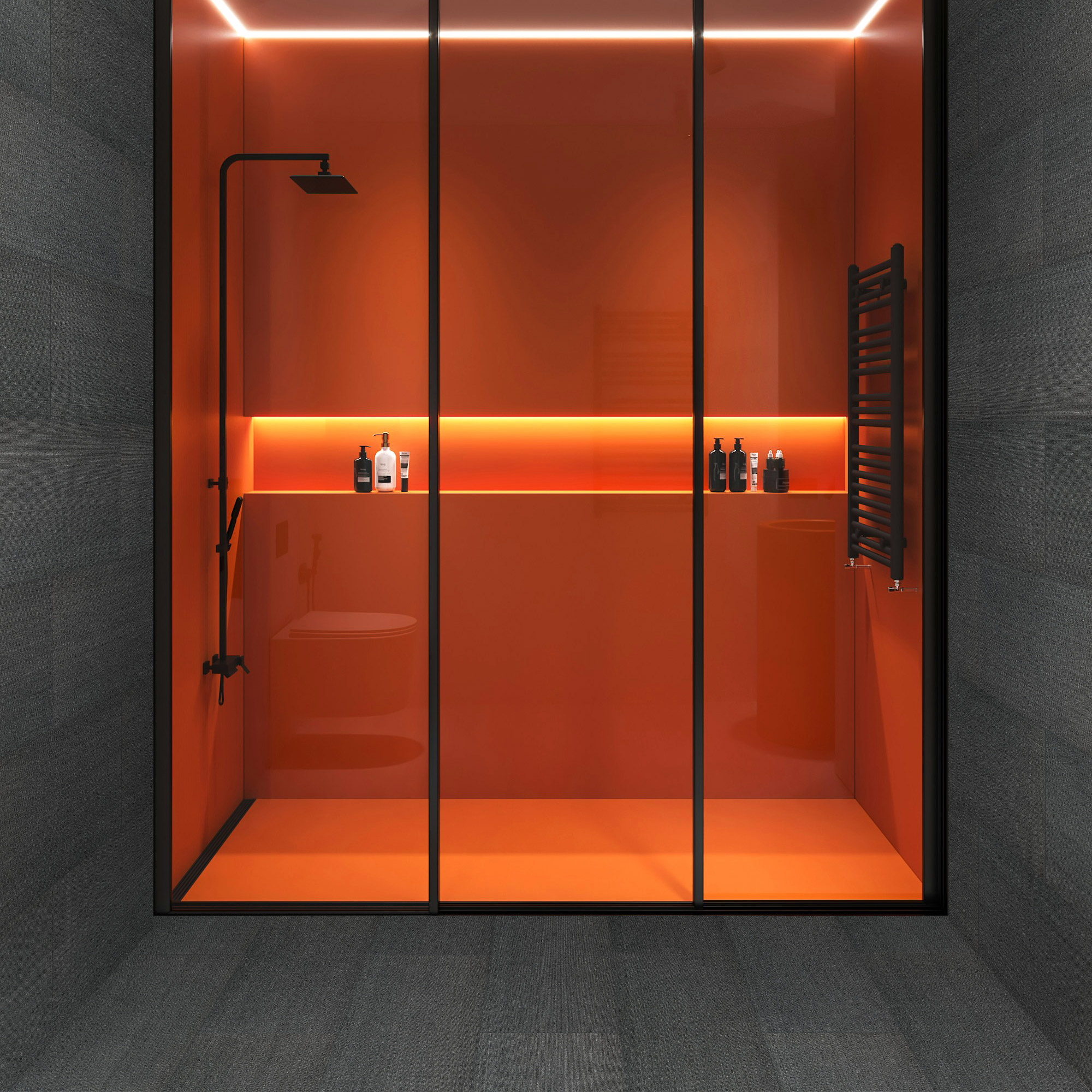 Basalt Black Basalt 12x24 Flow