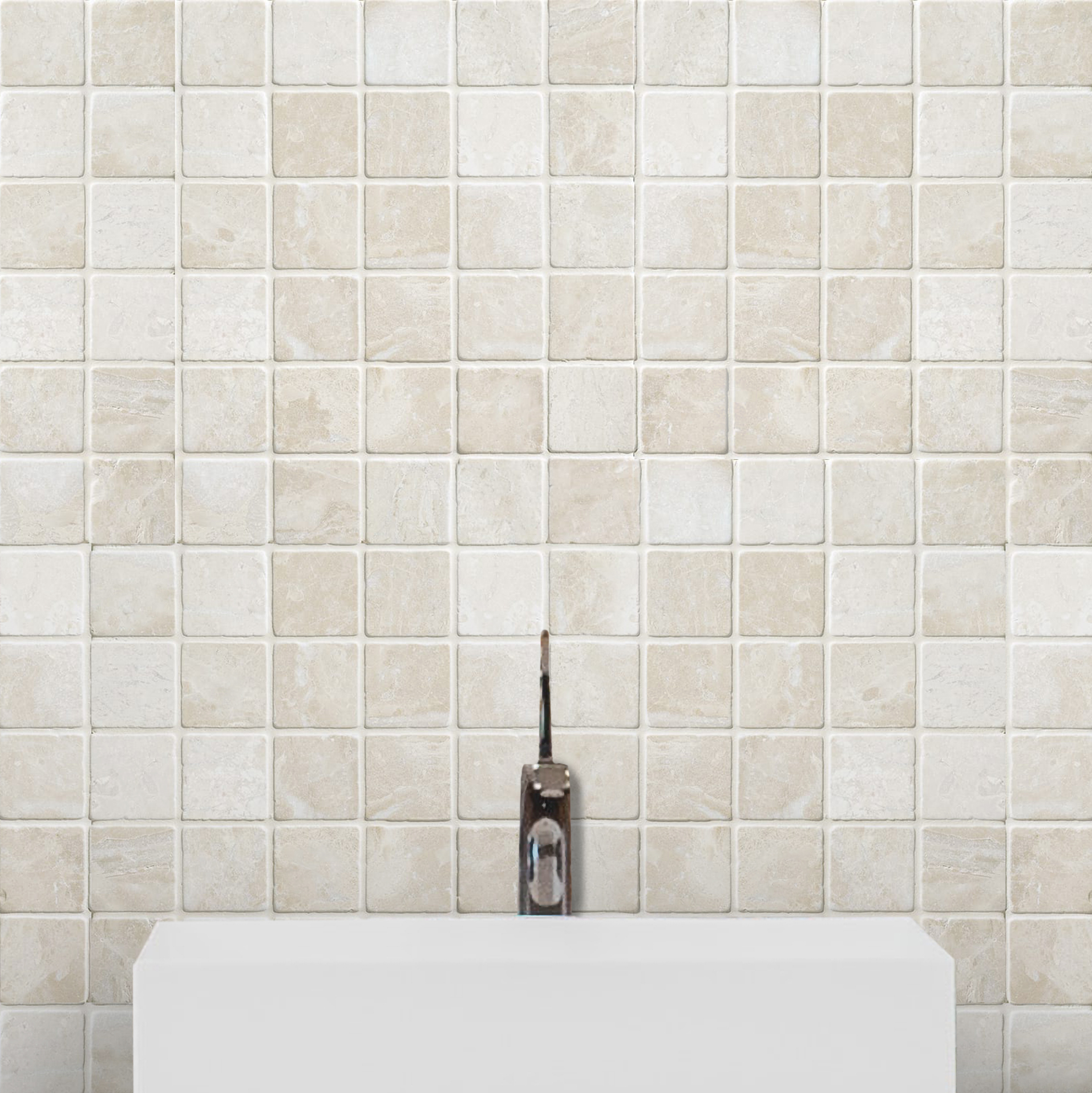 Botticino Turkish Marble 2" X 2" Tumbled