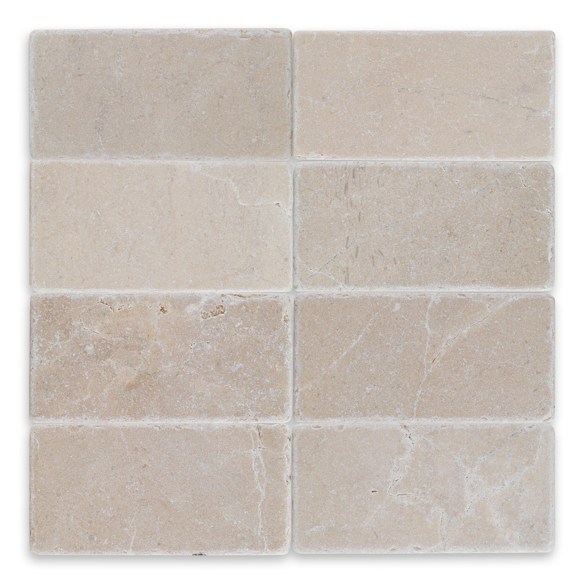 Botticino Turkish Marble 3x6 Tumbled