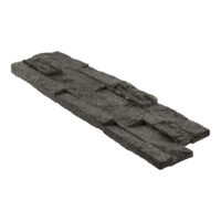 Black Quartzite Natural Dogear Corner