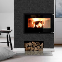 Black Quartzite Natural Ledger Panel