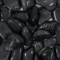 Black Medium Ultra Polished Loose Pebbles