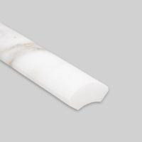 Calacatta Gold Marble Quarter Round Liner
