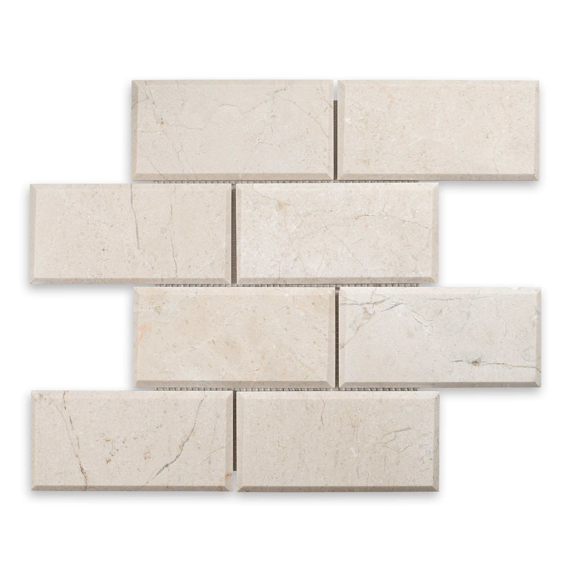 Crema Marfil Marble Classic 3x6 Beveled
