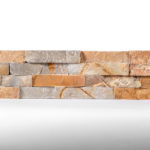 Desert Gold Quartzite Natural Ledger Panel