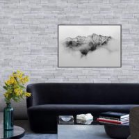 Haisa Blue Marble Splitface/Honed Ledger Panel