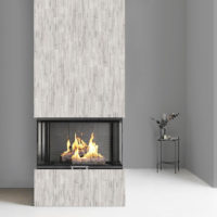 Haisa Light Marbled Honed Ledger Panel