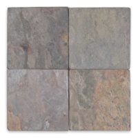 Indian Multi Color Slate 6x6 Tumbled