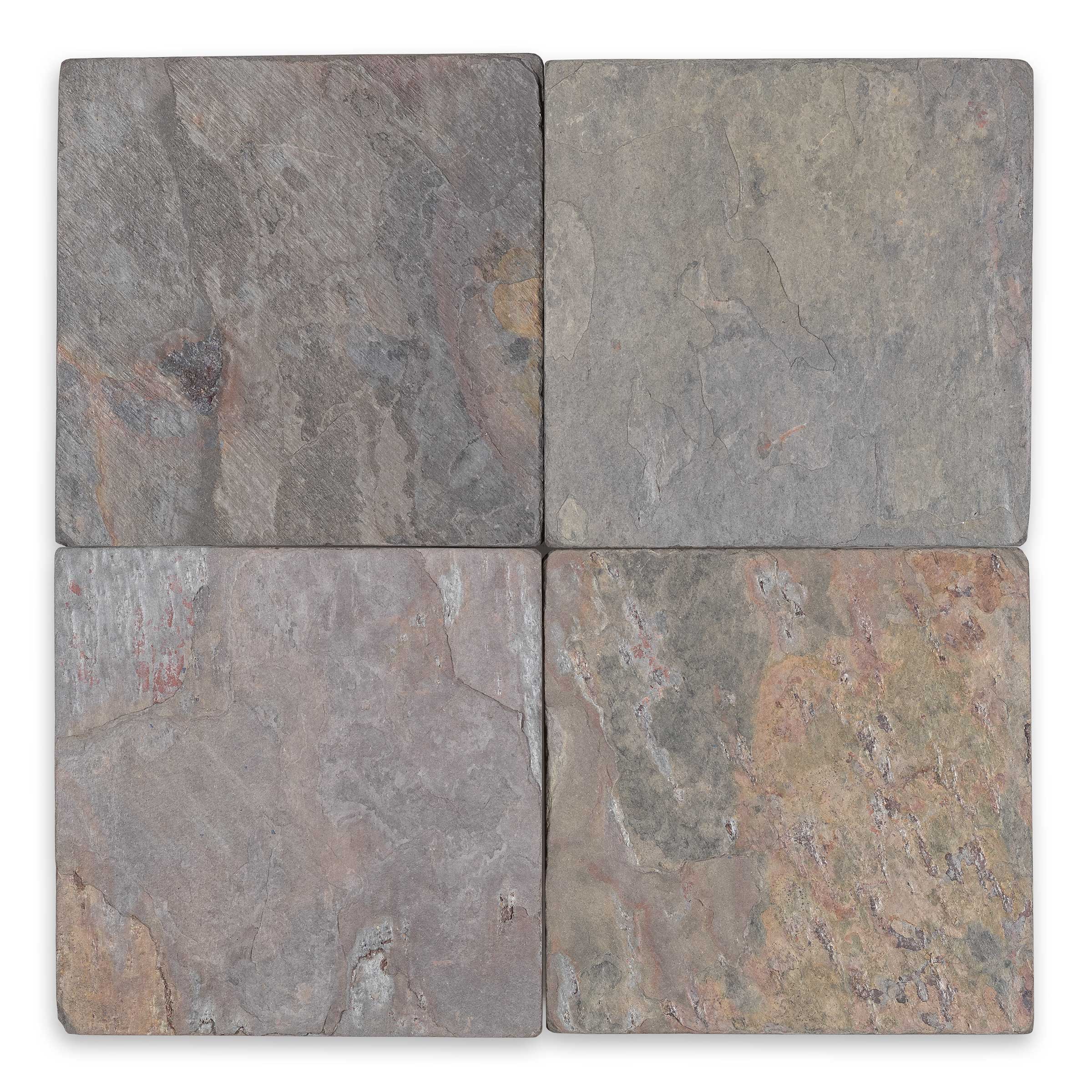 Indian Multi Color Slate 6x6 Tumbled