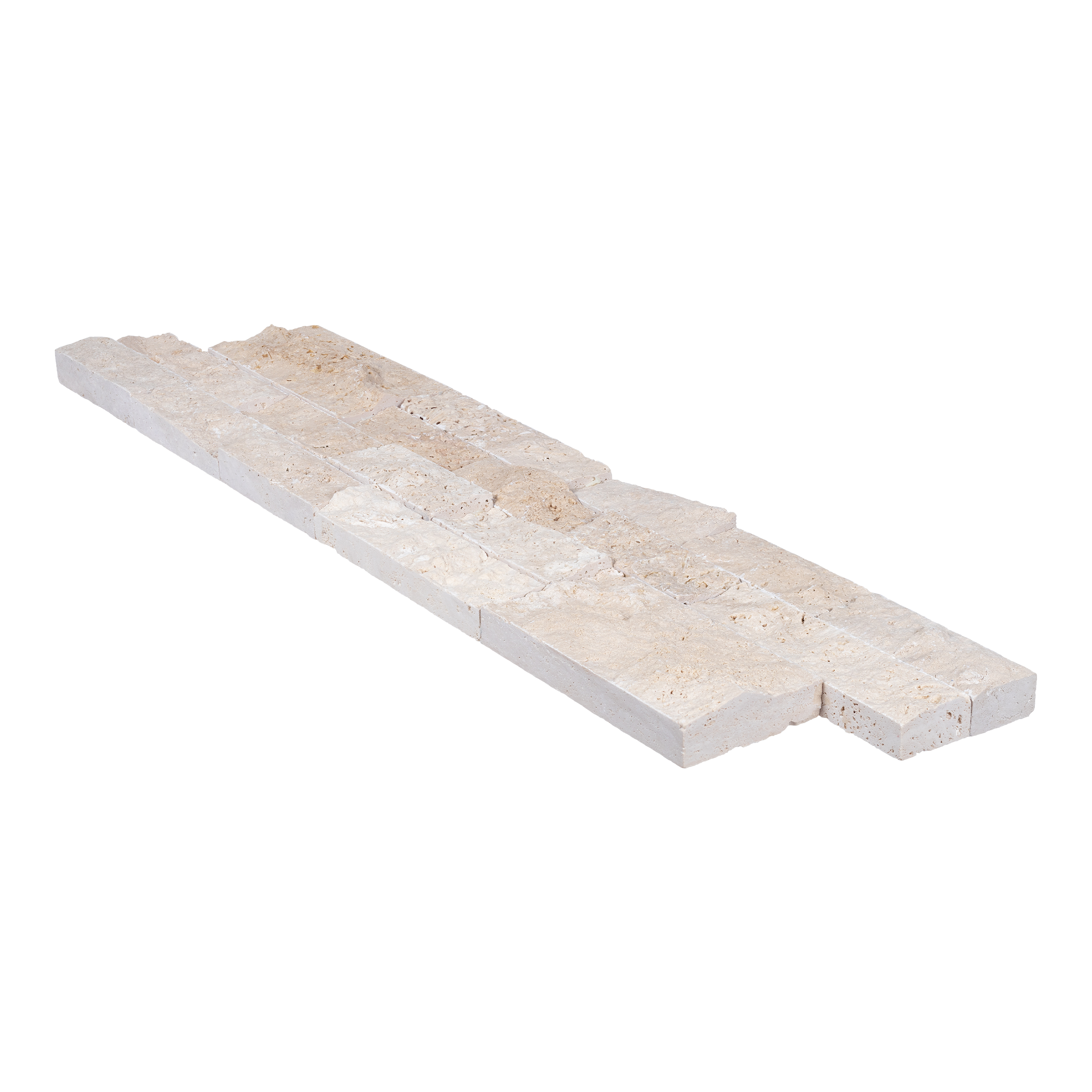 Ivory Premium Travertine Natural Ledger Panel