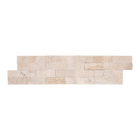 Ivory Premium Travertine Natural Ledger Panel