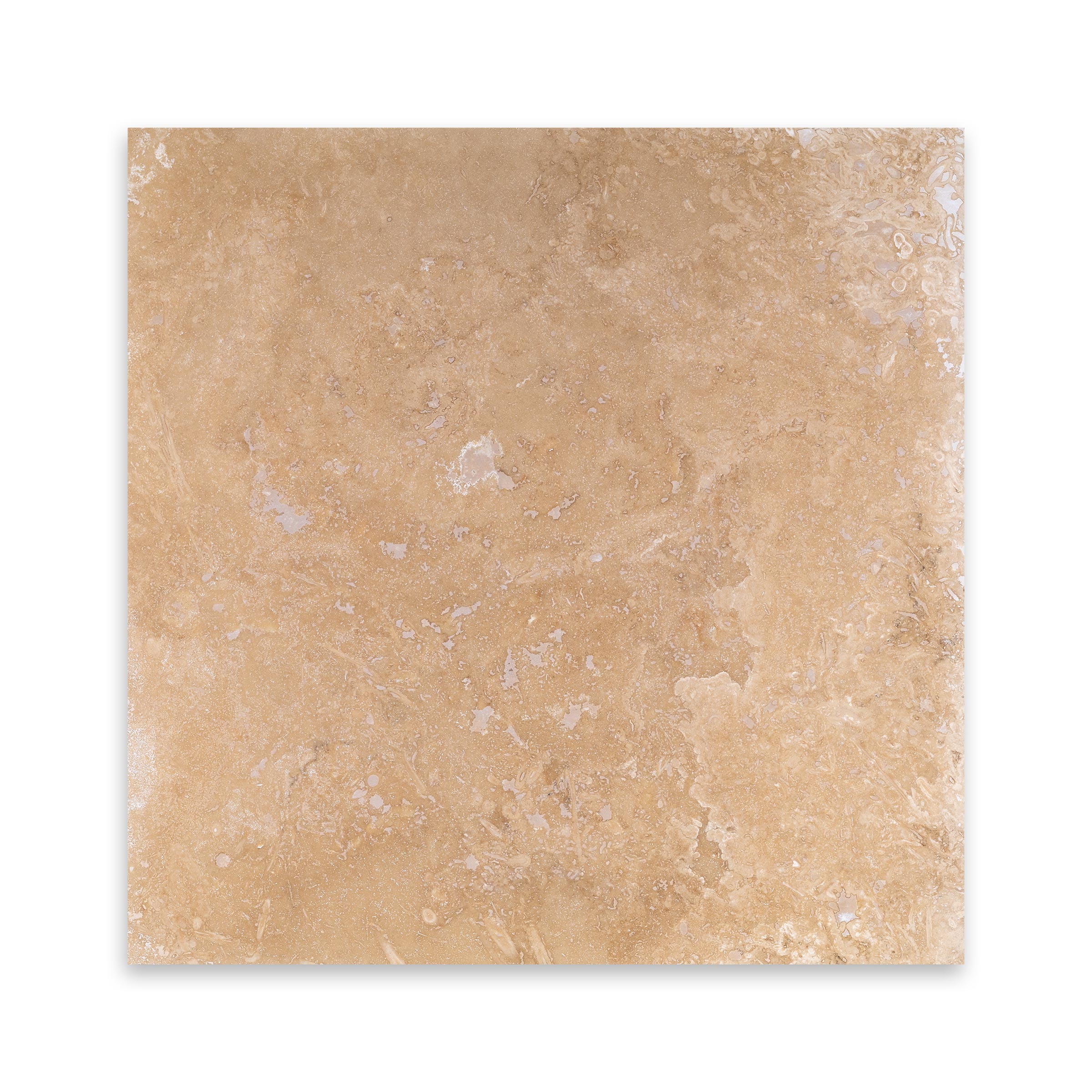 Ivory Premium Travertine 18x18 Filled/ Honed