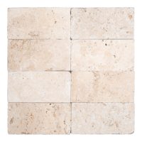 Ivory Premium Travertine 3x6 Tumbled