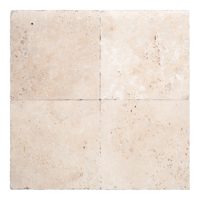 Ivory Premium Travertine 6x6 Tumbled