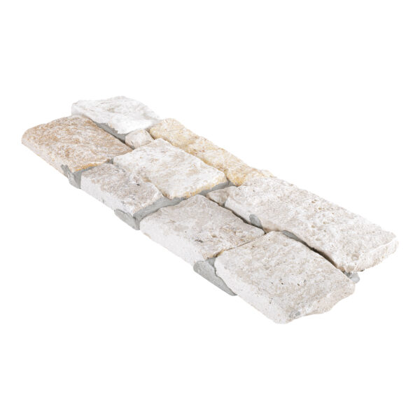 Ivory Premium Travertine Tumbled Ledger Panel