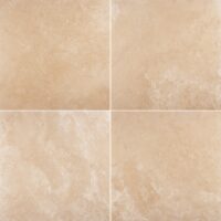 Ivory Premium Travertine 24x24 Filled/ Honed