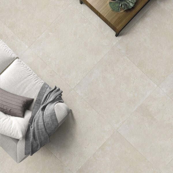 Ivory Premium Travertine 24x24 Filled/ Honed