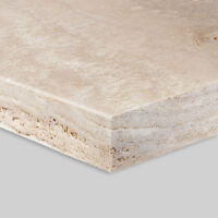 Ivory Premium Travertine Modern Coping