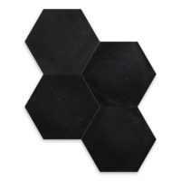 Negro Marquina Marble 6" Hexagon