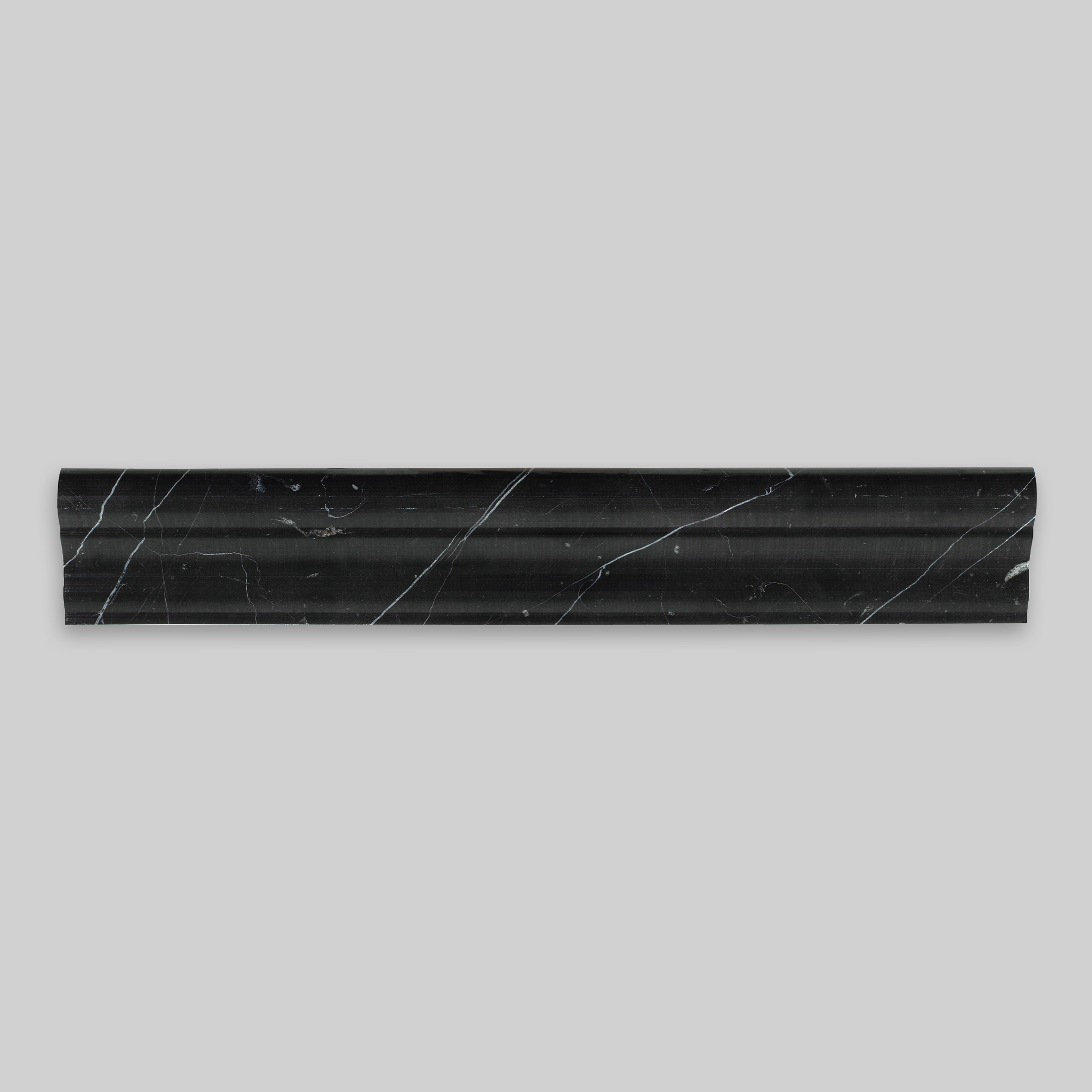 Negro Marquina Marble Grand Chair Rail F5