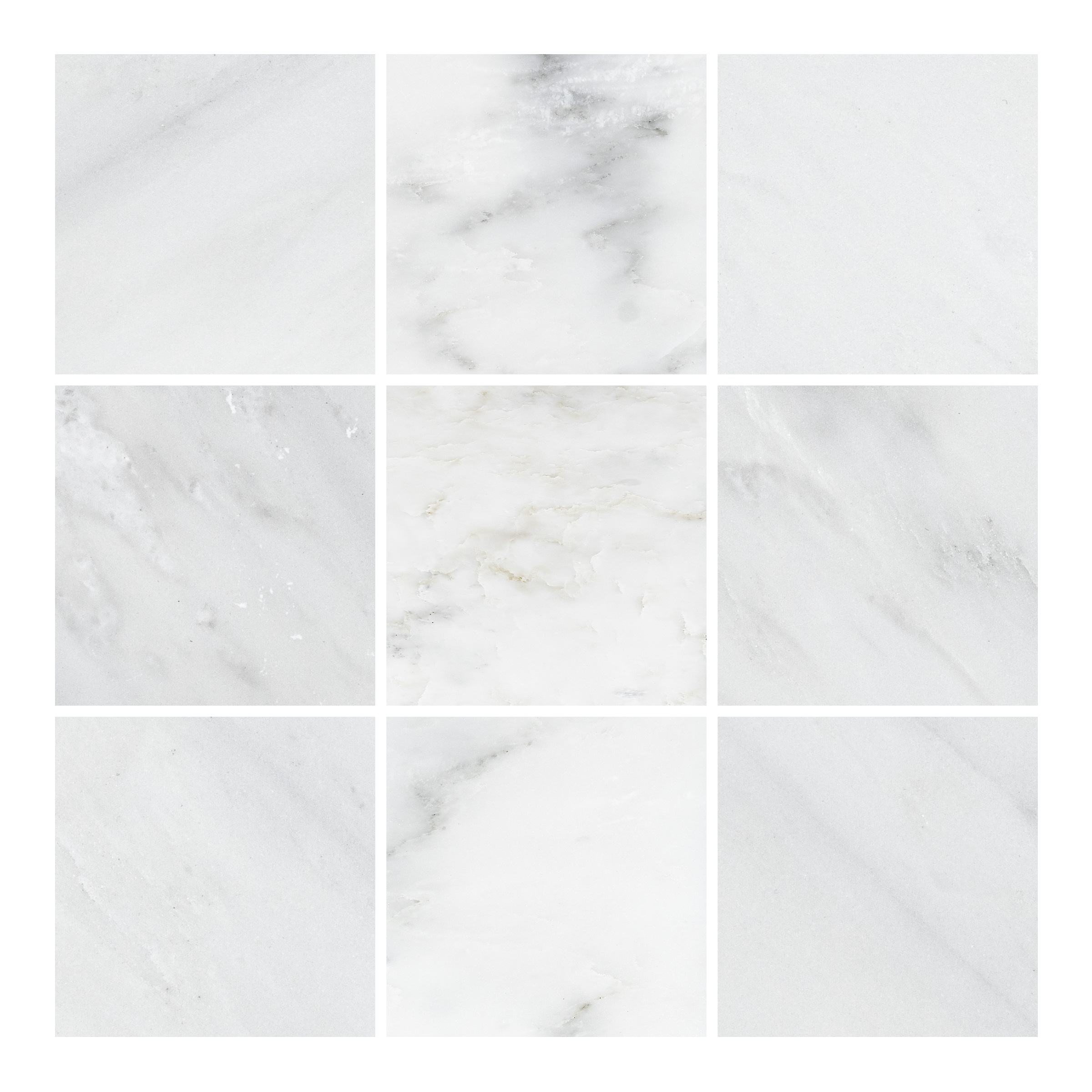 Oriental White Marble 4x4