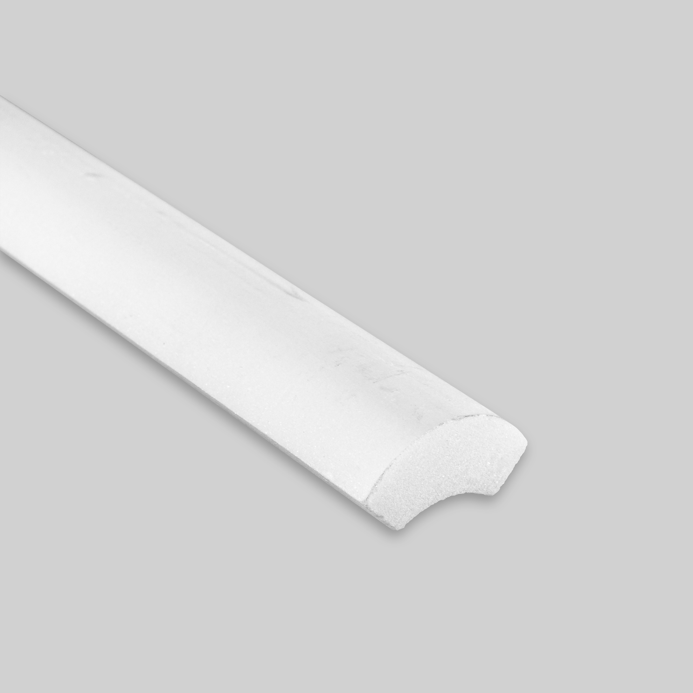 Oriental White Marble Quarter Round Trim