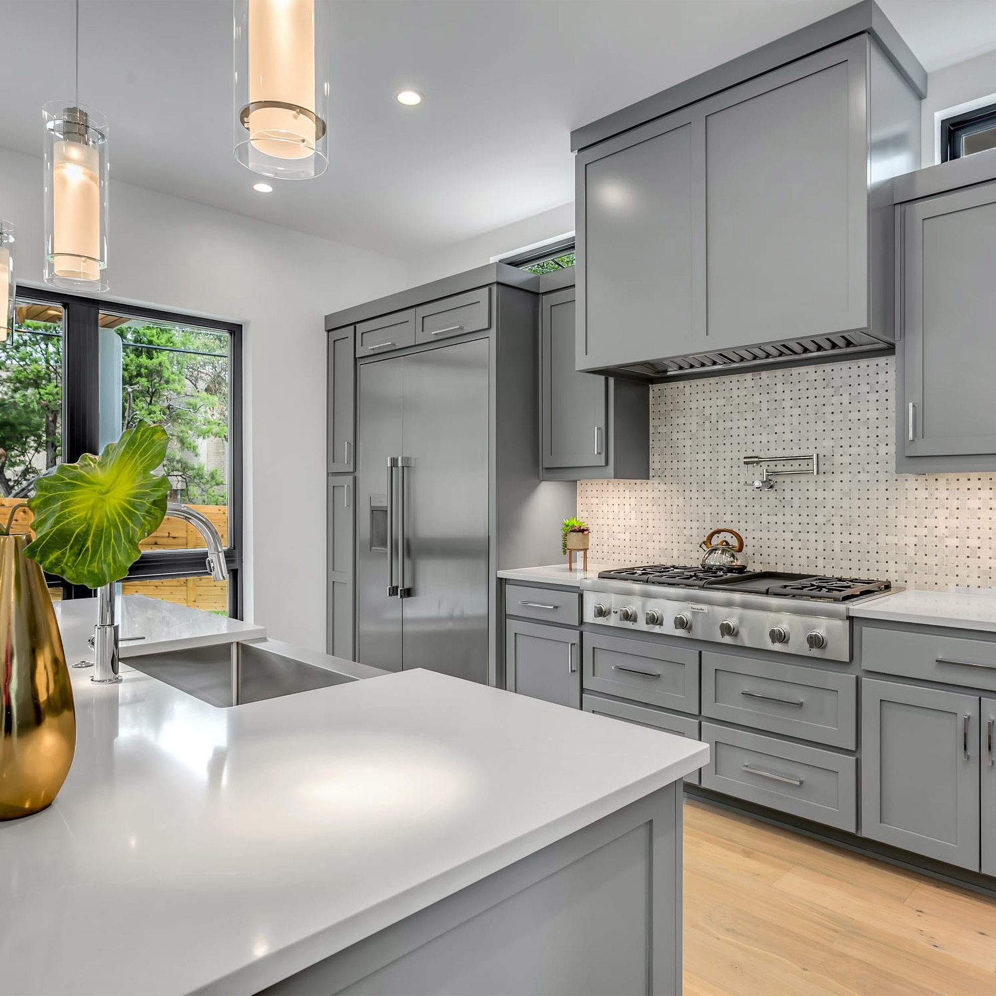 Oriental White Basketweave