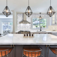 Oriental White Marble 1" X 3" Herringbone