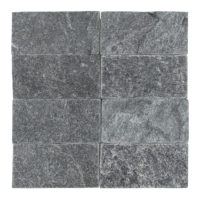 Ostrich Grey Quartzite 3x6 Tumbled