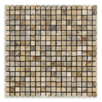 Philadelphia Travertine 5/8x5/8 Square Mosaic