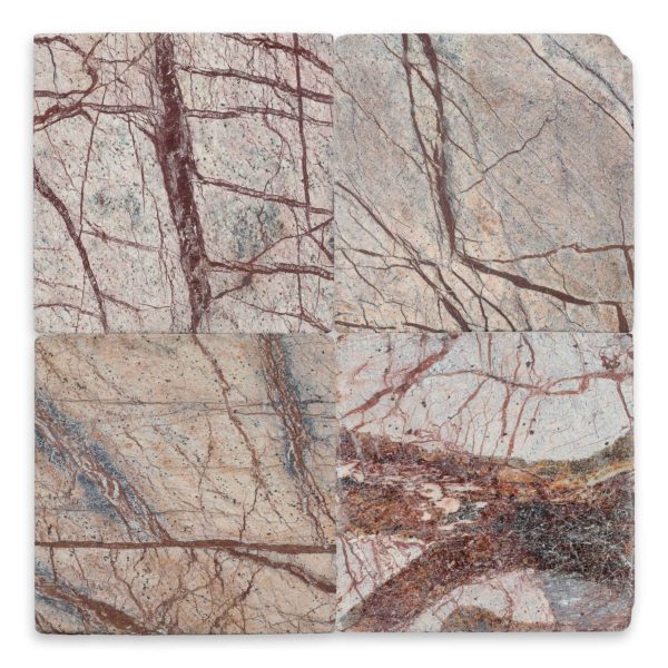 Rain Forest Brown Marble 6x6