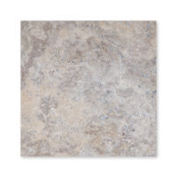 Silver Premium Travertine 18x18 Filled/ Honed