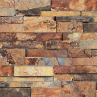 Sunset Multi Color Slate Natural Ledger Panel