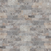 Silver Premium Travertine Natural Ledger Panel