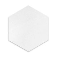 Thassos White Marble 8" Hexagon