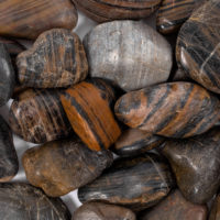 Tiger Stripe Medium Polished Loose Pebbles