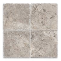 Tundra Grey Marble 6x6 Tumbled