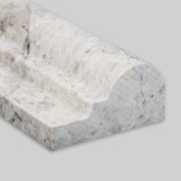 Tundra Grey Marble Classic Chair Rail F1