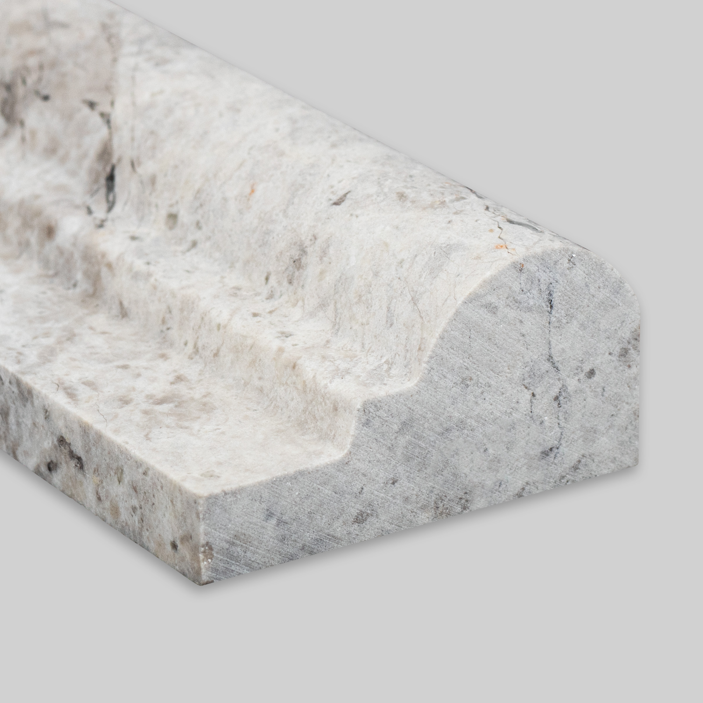 Tundra Grey Marble Classic Chair Rail F1