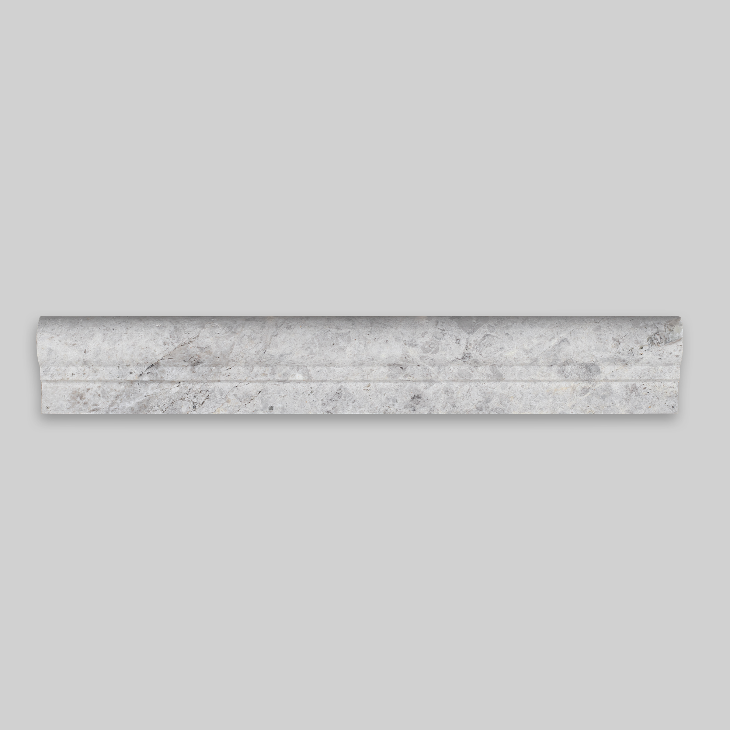 Tundra Grey Marble Classic Chair Rail F1