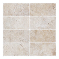 Walnut Travertine 3x6 Tumbled