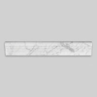 White Carrara Marble Grand Chair Rail F5