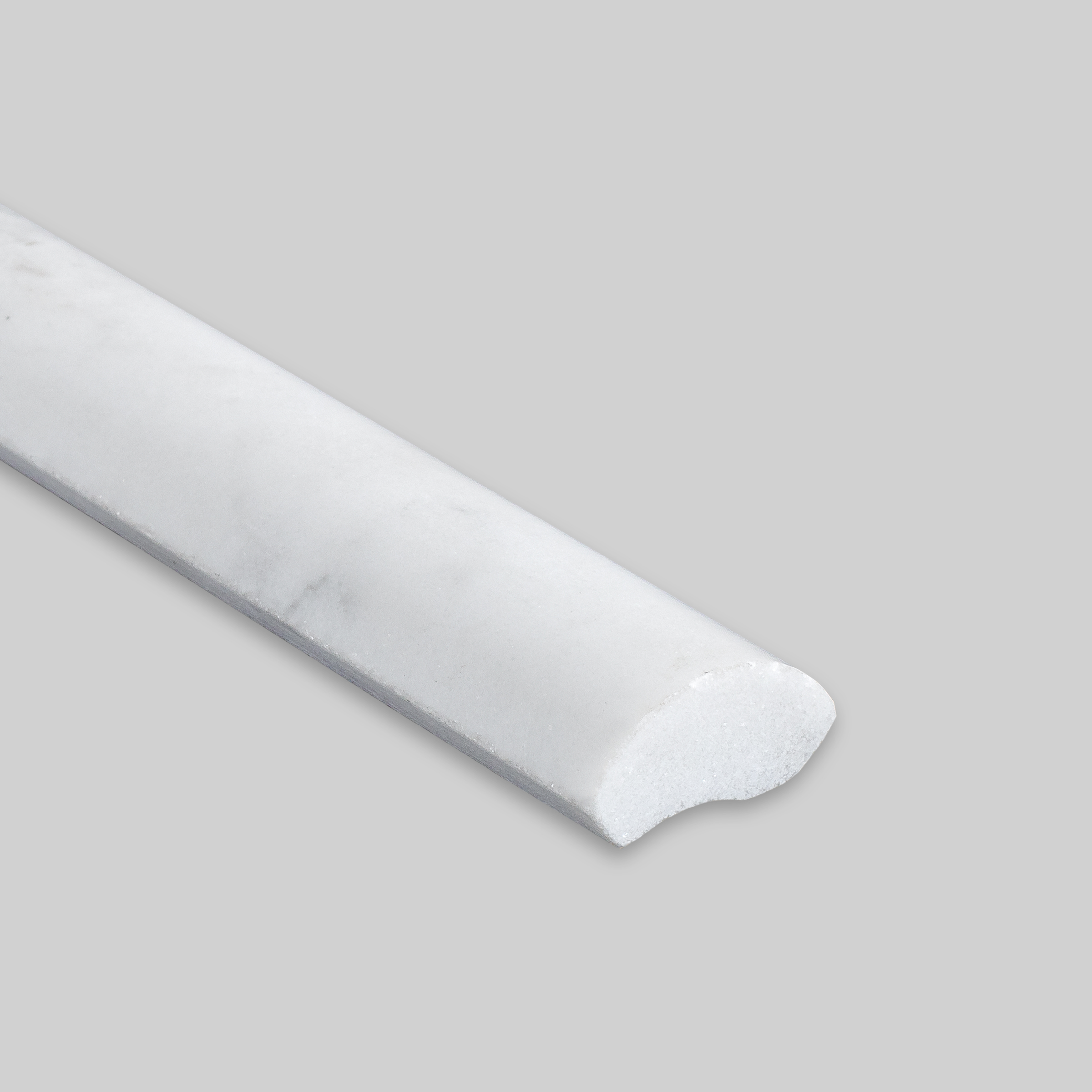 White Carrara Marble Quarter Round