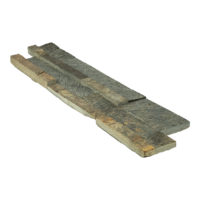 Gold Green Quartzite Natural Ledger Panel